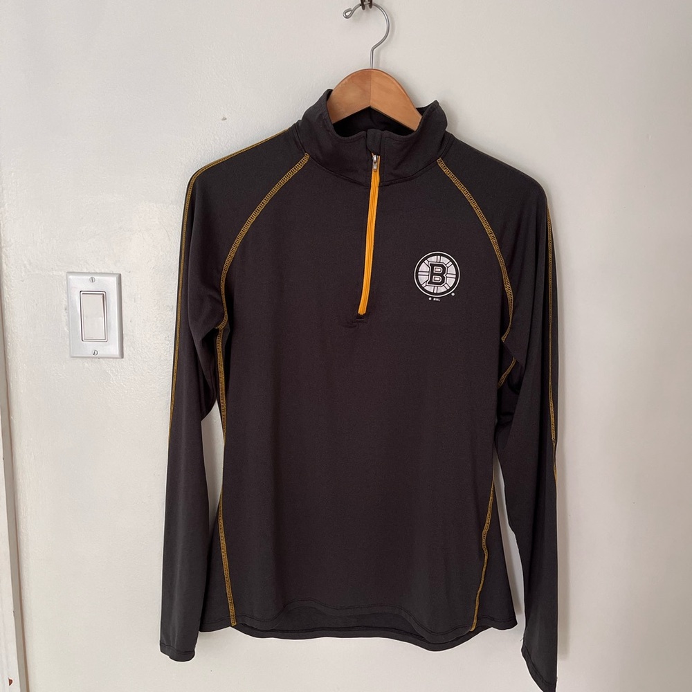 Boston Bruins - grey quarter-zip